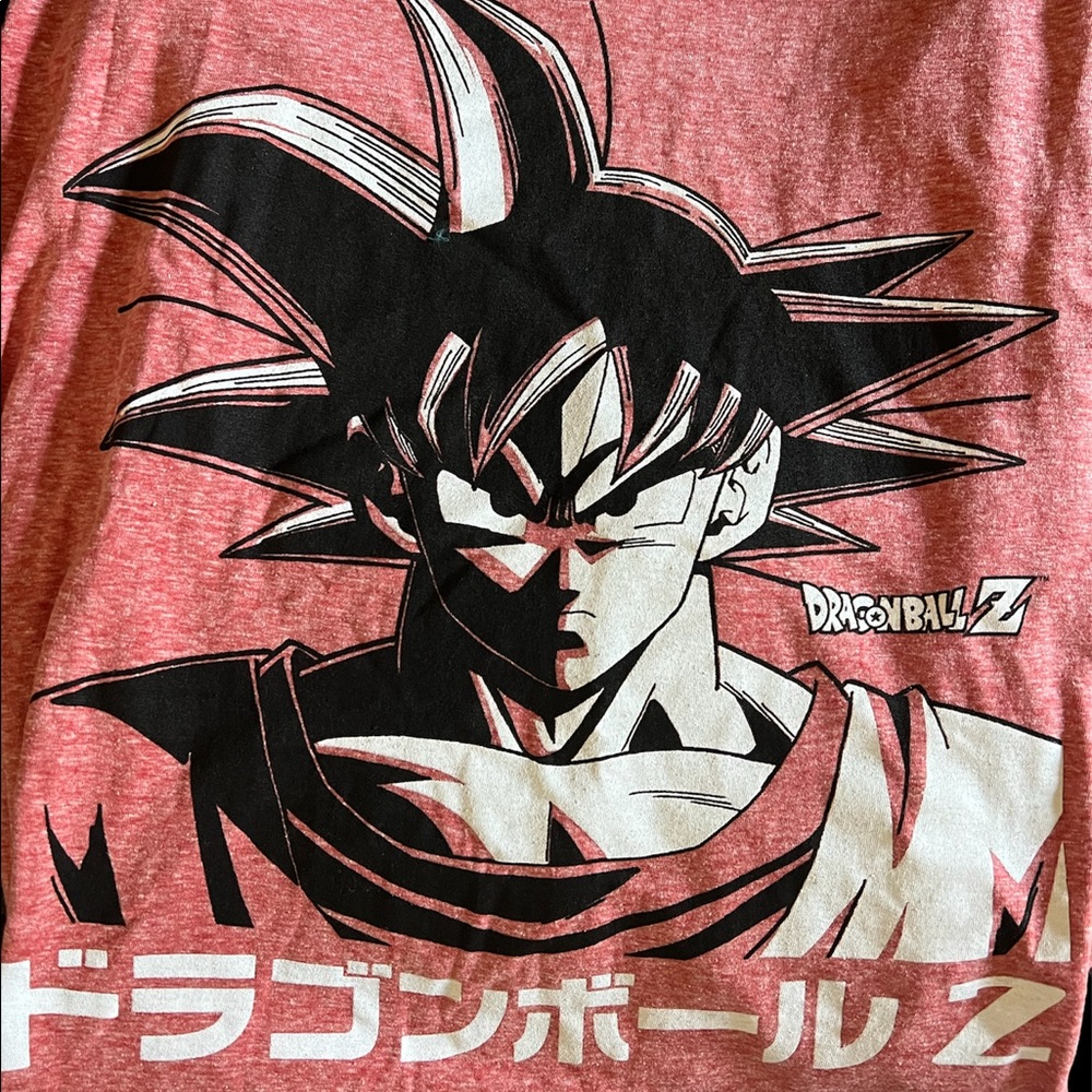 DRAGONBALL Z Mens Size 2XL Character Short sleeve T-shirt Color Red